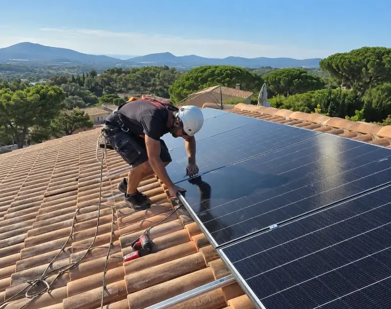 Installateur panneaux solaires Montferrer — pose photovoltaïque sur toiture