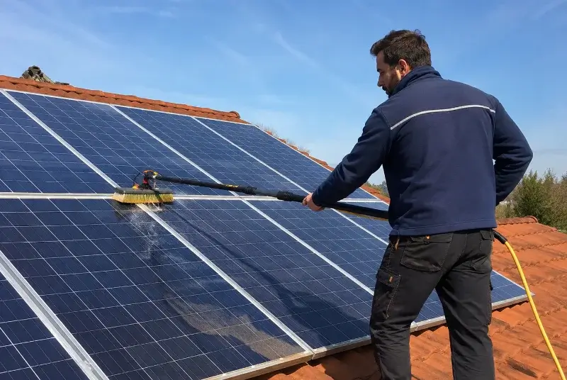 Nettoyage et entretien de panneaux solaires à Montferrer